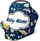 Baby Car Seat Stroller Cover Nursing Cover New Mom Breastfeeding Scarf Soft Stretchy Infant Carrier Cover Car Canopy Coverage by TinyTreasures Baby Boutique