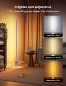 Govee Floor Lamp 2 with Matter, RGBIC, Warm Cool White LED, Alexa Compatible, 1725lm, Music Sync, Scene Modes, Smart Floor Lamp for Living Room, Bedroom, Silver(1 Pack) by CozyNest Decor