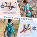 Safety Harness Leash for Big Kids with Autism and Special Needs (6-12 yrs), Child Adjustable Elopement Harness with Emergency Handle and Tether, Keep Active Autistic/ADHD Kids Safe and Free Outdoors by TinyTreasures Baby Boutique