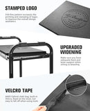 Garden Kneeler and Seat Heavy Duty, Upgraded Widened to 10" Stable Wear-Resistant Prevent Knee and Back Pain, Foldable Gardening Stool - Beautiful Logo high-end 2 Large Tool Bags Gift for Men by GreenHaven Gardens