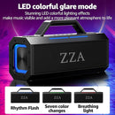 Portable Bluetooth Speakers, 60W Peak Wireless Outdoor Speaker with Subwoofer, Deep Bass, 3 Lighting Mode, 100dB Loud Party Speakers for Camping, Beach, Garage by TinyTreasures Baby Boutique