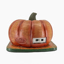 Gourd Gathering Ghouls Pumpkin Theme Spooky Halloween Village Porcelain Colorful LED Lights 7.75" x 6" x 5.75" by CozyNest Decor