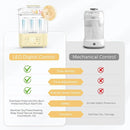 Bottle Sterilizer and Dryer, All-in-One Electric Steam Sterilizer Bottle Sanitizer for Baby Bottles, Pump Parts Accessories Newborn Essential Bottle Warmer for Breastmilk & Thaw (Yellow) by TinyTreasures Baby Boutique
