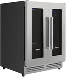 THOR Kitchen Freestanding/Under-Counter 24-Inch Dual Zone Wine Cooler in Stainless Steel - Model TWC2402 by CozyNest Decor