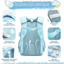 Cusangel Backpack for Girls Boys School Bookbags Kindergarten Elementary Lightweight Waterproof Multifunctional Large Capacity for kids(17 inch Fun Prints) by TinyTreasures Baby Boutique