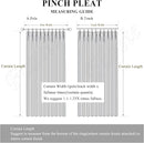 150 Inches Extra Wide Room Divider Draperies, Pinch Pleat Drapes, Absolutely Blackout Sliding Door Drapery, Total Privacy Ceiling Track Curtains, 150" W by 84" L, Light Grey (1 Panel) by CozyNest Decor