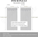 Lilac Pinch Pleat 100% Blackout Drapes Linen Blend, Room Divider, Room Darkening, Energy Saving, Furniture Protecting, Light Blocking Extra Wide Privacy Curtains, 200Wx102L, 1 PC by CozyNest Decor