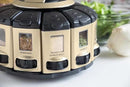 KitchenArt 57010 Select-A-Spice Auto-Measure Carousel Professional Series, Satin by CozyNest Decor
