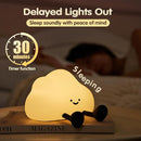 Cloud Night Light for Kids, Adorable Touch Night Lamp Silicone Dimmable LED Nightlight for Nursery Rechargeable Bedside Night Lights for Bedrooms Breastfeeding by TinyTreasures Baby Boutique