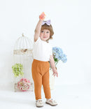 Baby and Toddler Girl's 5 Pack Cotton Ribbed Pull On Pants Leggings 0-4 Years by TinyTreasures Baby Boutique
