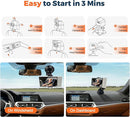 Wireless Baby Car Camera Monitor 5" HD 1080P IPS, 360° Rotating Camera with Auto/Manual Night Vision, 1000ft Range, Anti-Glare Display & USB Charging for Backseat, Home, Travel，Camping by TinyTreasures Baby Boutique