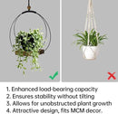 Hanging Planter for Indoor Plants - Outdoor Plant Hanger, Mid Century Metal Plant Hanger, Plant Hanger Indoor Conner Ceiling, Gift for Mom, Plant Lovers, Housewarming by GreenHaven Gardens