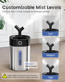 Feekaa Stainless Steel Humidifier Easy Clean, 1Gal/4L Cool Mist Humidifiers for Bedroom, Dishwasher Safe Humidifier Large Room, Humidifiers for Bedroom Baby Nursery Living Room Office, Black by TinyTreasures Baby Boutique