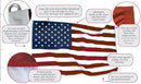 Annin Flagmakers (2380) SolarGuard Nyl-Glo American Flag, Made in USA, 15 x 25 Feet, Nylon by GreenHaven Gardens