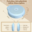 Portable White Noise Sleep Sound Machine for Home and Travel. Perfect for Your Sleeping Baby with a dimmable Night Light and Long Battery Life. Baby Essential Adult/Child Lock Feature. by TinyTreasures Baby Boutique