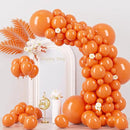 130pcs Orange Balloons Different Sizes 18" 12" 10" 5" Orange Matte Latex Balloons for Boys Girls Birthday Baby Shower Gender Reveal Wedding Gender Reveal Autumn Party Decorations by CozyNest Decor