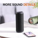 Wireless Portable Speaker,IPX7 Waterproof Bluetooth Speaker, 25W Loud Stereo Sound, Bassboom Technology, TWS Pairing, Built-in Mic, 16H Playtime with Lights for Home Outdoor - Black by TinyTreasures Baby Boutique