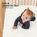 KeaBabies 2-Pack Organic Crib Sheets for Boys, Girls - 52x28 Fitted Crib Mattress Sheet Neutral, Breathable Jersey Cotton Cover for Baby Bed, Toddler Mattress, Soft & Cute Prints (Khaki) by TinyTreasures Baby Boutique