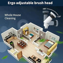 Electric Spin Scrubber - Cordless Cleaning Brush with Digital Display, 2 Speeds, 8 Brush Heads, IPX7 Waterproof, Adjustable Long Handle for Bathroom, Tub, Tile, Shower, and Car by CozyNest Decor