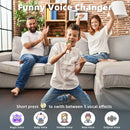 Mini Karaoke Machine for Kids Adult, Portable Bluetooth Karaoke Speaker with 2 Wireless Microphones for Home Party, Great Gifts for Boys and Girls Ages 4, 5, 6, 7, 8,9,10,11, 12+ Years Old by TinyTreasures Baby Boutique