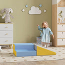 Soozier 2 Piece Climb and Crawl Activity Play Set, Soft Secure Foam Playset for Toddler, Preschooler, Indoor Play, Baby Learning Toys, Contemporary by TinyTreasures Baby Boutique