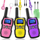 Wishouse Walkie Talkies for Kids Adult Long Range Rechargeable 3 Pack,Girl Wearable Walky Talky Set 2 Way Radio with USB Charger Battery,Camping Games Toy Birthday Xmas Gift for Boy Children Family by TinyTreasures Baby Boutique
