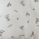 BuLuTu Muslin Toddler Pillowcase for Toddler Bed, Soft Breathable Standard Size Pillow Cover 20"x26", Animal Gray Bunny Toddler Pillow Case for Girls Boys Kids 1 2 3 4 5 6 Year Old, Envelope Closure by TinyTreasures Baby Boutique