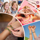Rdfmy Friendship Bracelet Making Kit for Girls, Arts and Crafts Bracelets String Maker Kit for Kids Ages 8-12 Christmas Birthday Gifts Pink with Purple by TinyTreasures Baby Boutique