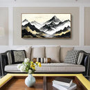 amatop Large Framed Canvas Wall Art Modern Abstract Mountain Landscape Art Print Zen Minimalist Artwork Black and White Decorative Motivational Picture for Office Living Room Bedroom Decor 48x24 Inch by CozyNest Decor