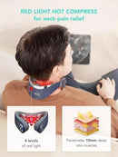 SKG Cordless Neck Massager for Pain Relief Deep Tissue Vibration Foldable Travel Massager,Portable 9D Neck Massager for Office Gifts for Men and Women by CozyNest Decor