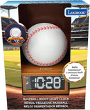 LEXiBOOK, Baseball - Baseball Nightlight Alarm Clock, Sounds and Melodies, LCD Backlit Screen, Luminous, Snooze, Brown/White, RL800BL by TinyTreasures Baby Boutique