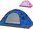 KidzAdventure 2 in 1 Indoor/Outdoor Tent for Kids, Small 1 or 2 Toddler/Kids Tent, Backpacking, Lightweight and Easy Pop up, Ideal for Backyard, Outside Camping, or Play Fort by TinyTreasures Baby Boutique