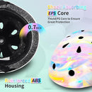 Adjustable Kids Bike Helmet with Knee & Elbow Pads Set, Color Gradient Design for Boys and Girls Aged 3-14+, for Skateboarding, Scooter, Roller & Inline Skating, Longboard by TinyTreasures Baby Boutique