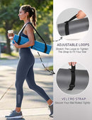 MRZZATA Yoga Mat Carrier Strap Long - Adjustable Thick and Wide Strap for Carrying Mat or Stretching, Black by TinyTreasures Baby Boutique