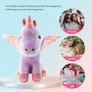 Sew Butiful 8 inch Unicorn Stuffed Animals, Cute Unicorn Gift Toys for Girls,Unicorns Birthday Gifts Soft Plush Toys Set for Baby, Toddler, Girls, Kids,Decor (Purple) by TinyTreasures Baby Boutique