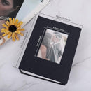 RECUTMS Photo Album 4x6 100 Pages Photos Leather Cover Picture Book with Personalized Front Window for Wedding Family Children Graduation Anniversary Vacation (Black blue) by TinyTreasures Baby Boutique