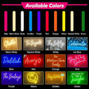 Custom UV Printed Logo Neon Sign - Personalized Business LED Name Light for Salon, Shop, Bar, Office, Nails, Beauty Studio Wall Decor Grand Opening by CozyNest Decor