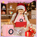 Instant Print Camera for Kids - 2.4 Inch Kids Camera Instant Print with Paper & 32G Card- Digital Children Toys as Christams Birthday Gifts for Girls Boys Age 3-12 - Pink by TinyTreasures Baby Boutique