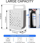 Laundry Basket Hamper,Hanging Wall Collapsible Laundry with Handle,Space-Saving Foldable Storage Dirty Washer Organizer Bin Multi-function Container Waterproof Durable,Set of 2(XL&M) by CozyNest Decor
