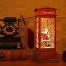 House & Garden Decoration,Christmas Lantern with 8 Pieces of Music,Sparkling Crystal Keep Circling Around The Snowman Families Music Box as a (Old Man) by CozyNest Decor