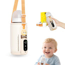 Portable Bottle Warmer for Breastmilk & Formula, Baby Rapid Milk Warmer, Accurate Temperature Control, Retain Nutrients Baby Essentials for Home and Outing(with Charger) by TinyTreasures Baby Boutique