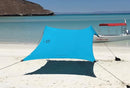 Neso Tents Beach Tent with Sand Anchor, Portable Canopy Sunshade - 7' x 7' - Patented Reinforced Corners(Teal) by TinyTreasures Baby Boutique