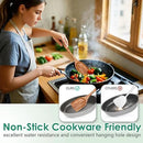 Wooden Spoons for Cooking 6 Piece - Natural Teak Wood Kitchen Utensils Set - Smooth Finish Soft Comfort-Grip Safe for Nonstick By HOWHONG by CozyNest Decor