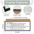 Spirit Lead Me Wall Art Decor 24×10 Inch Christian Scripture Office Inspirational Lyrics Ready to Hang Wooden Framed Sign (Black) by CozyNest Decor