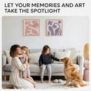 Homeforia 15x15 Picture Frame Rose Gold, High End Metal 15 x 15 Square Poster Frame with Mat 11 x 11 Photo, 15x15 Frame Matted to 11x11 Print, 15by15 Hanging Frames, Tempered Glass, Wall Kit, Set of 1 by CozyNest Decor