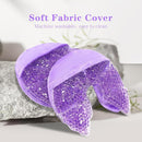 Hot/Cold Breast Gel Bead Ice Packs Breast Cooling/Heat Pads Relief for Breastfeeding, Nursing Pain, Mastitis, Engorgement, Swelling, Plugged Ducts | Boost Milk Let-Down & Production,2 Pack (Purple) by TinyTreasures Baby Boutique