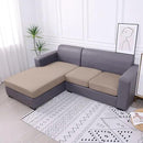 hyha Waterproof Couch Cushion Covers, Sectional Sofa Slipcovers Washable, L Shape Chaise Dog Couch Covers for Sectional Sofa, Universal Furniture Protector (1 Piece for Chaise, Taupe) by CozyNest Decor