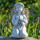 Outdoor Decor - Angel Statue, Solar Powered, Praying Angel for Patio, Lawn, Porch by GreenHaven Gardens
