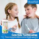 8 Pack Kids Toothbrushes Extra Soft Toddler Toothbrush 2-8 Years Children Manual Toothbrushes for Clean Teeth Cute Kid Toothbrushes Make Your Toddler Love Brushing Teeth by TinyTreasures Baby Boutique