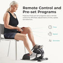 Sunny Health & Fitness Dual Function Under Desk Pedal Exerciser, Portable Indoor Cardio Mini Bike at Home, Arm/Leg Cycle for Seniors, Optional Magnetic, Motorized & Free SunnyFit App Bluetooth Connect by CozyNest Decor